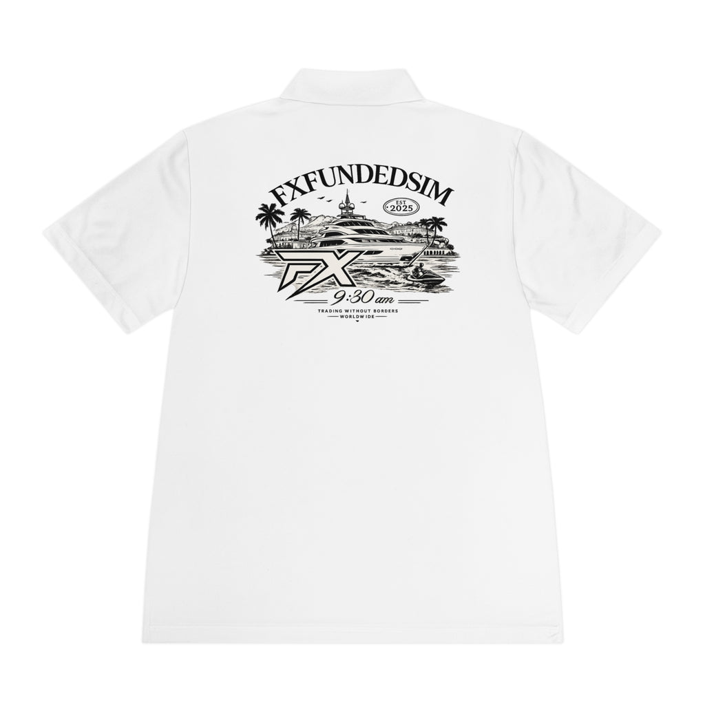 fxFundedSim Golf Polo - Mens