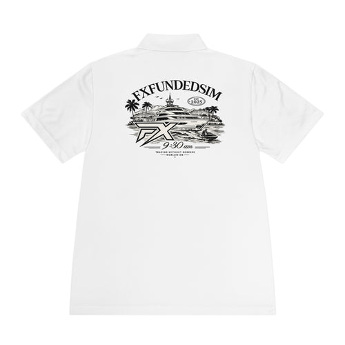 fxFundedSim Golf Polo - Mens
