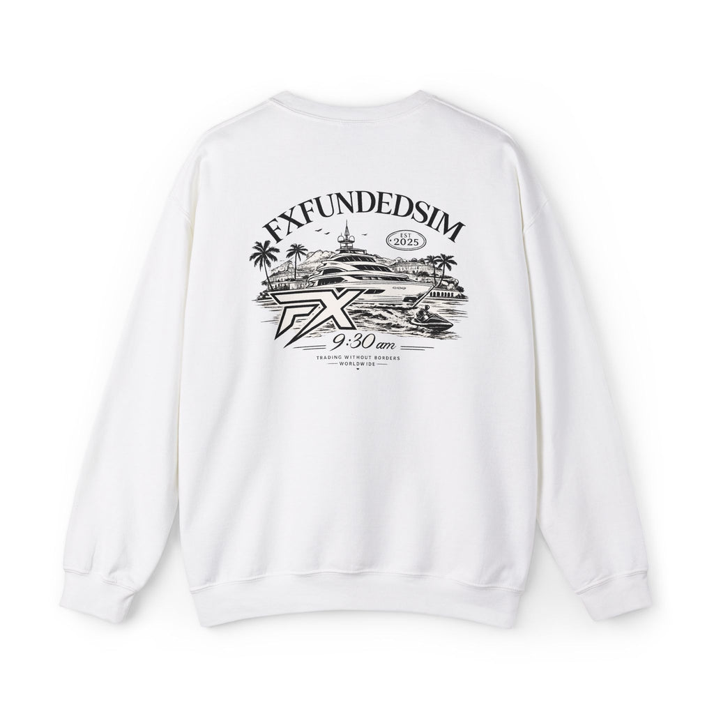 fxFundedSim Vintage Island Crewneck Sweatshirt